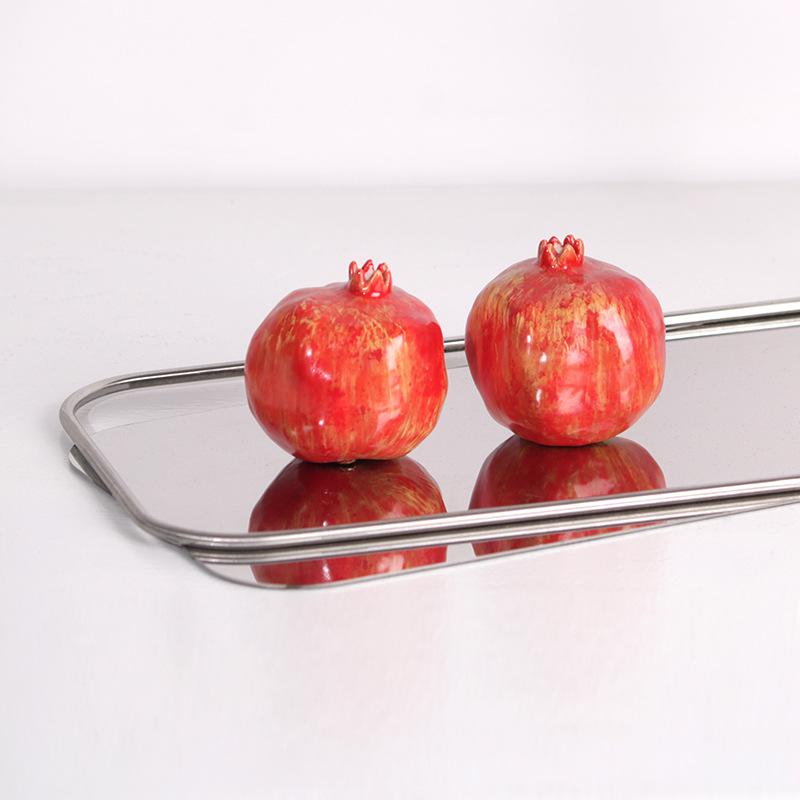 Современный простой креативный неровный поднос, модель для показа, отдел продаж, выставочный зал, минималистичный прямоугольный поднос для хранения, украшение