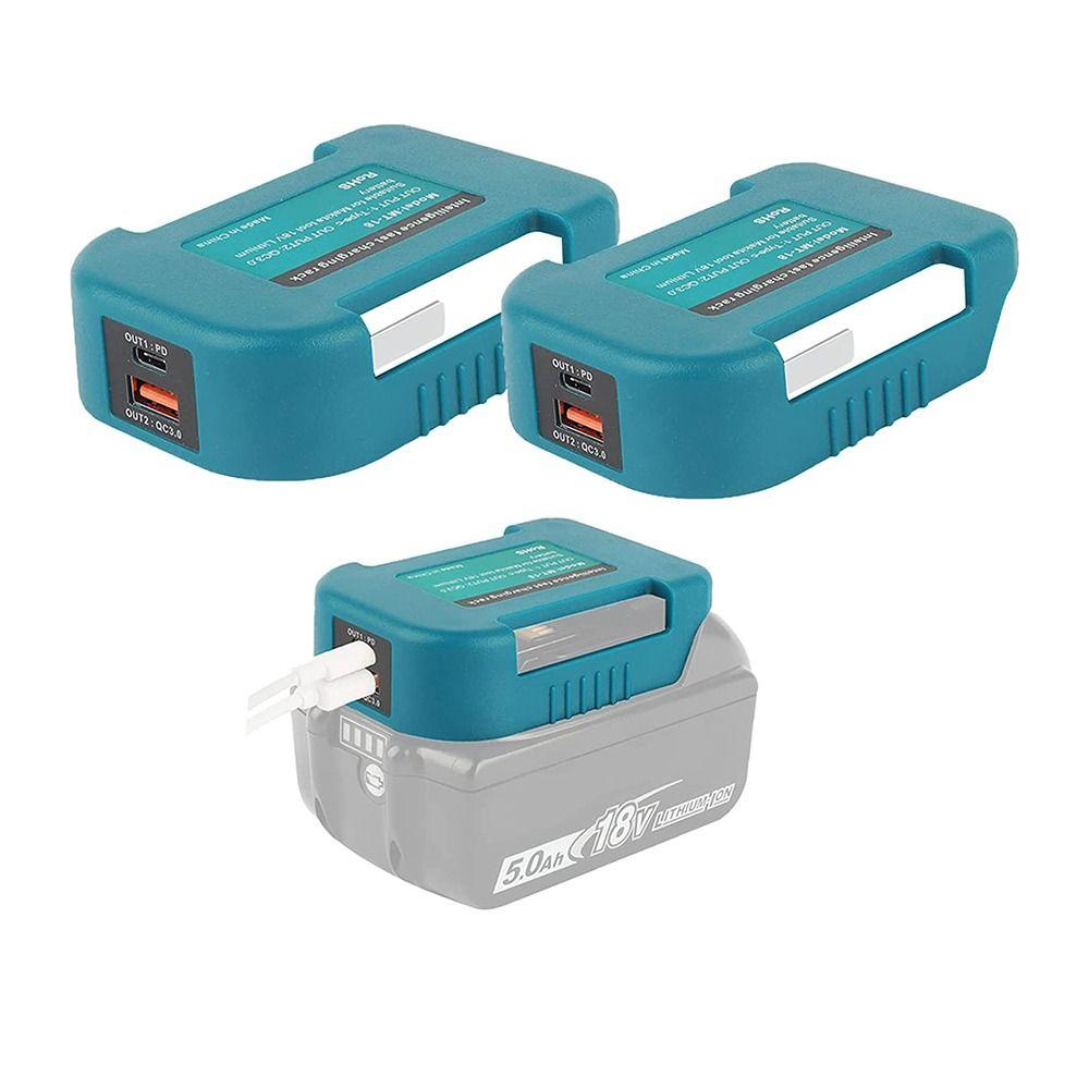 Для Makita/Dewalt/Milwaukee Адаптер USB-зарядного устройства для электроинструмента Зарядная станция Зарядное устройство для телефона Для Makita|Dewalt|Milwaukee