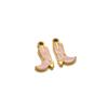 5pcs Stainless Steel Enamel Heart Star Martin Boot Shoes Charms for DIY Jewelry Necklace Bracelet Earring Making Accessories