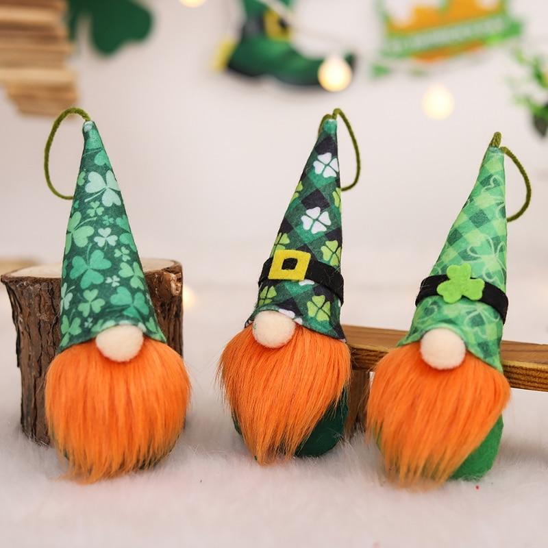 St. Patrick's Day Gnome Handmade Christmas Party Home Decoration