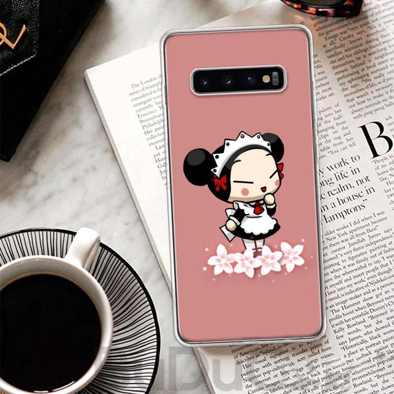 Милый Мультяшный Чехол Pucca Garu Для Samsung Galaxy M12 M21 M30S M31 M32 Чехол Для Телефона M51 M52 Note 20 Ultra 10 Plus 9 8 J4 J6 + J8 M1