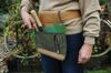 Brown garden tool belt