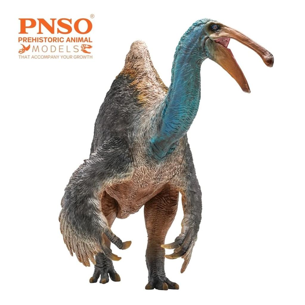 PNSO Growth Series 64 Доисторический класс Deinocheilus Окрашенный готовый продукт Deinocheilidae Sauriformes Фигурка динозавра животного Пластиковая модель Игрушка