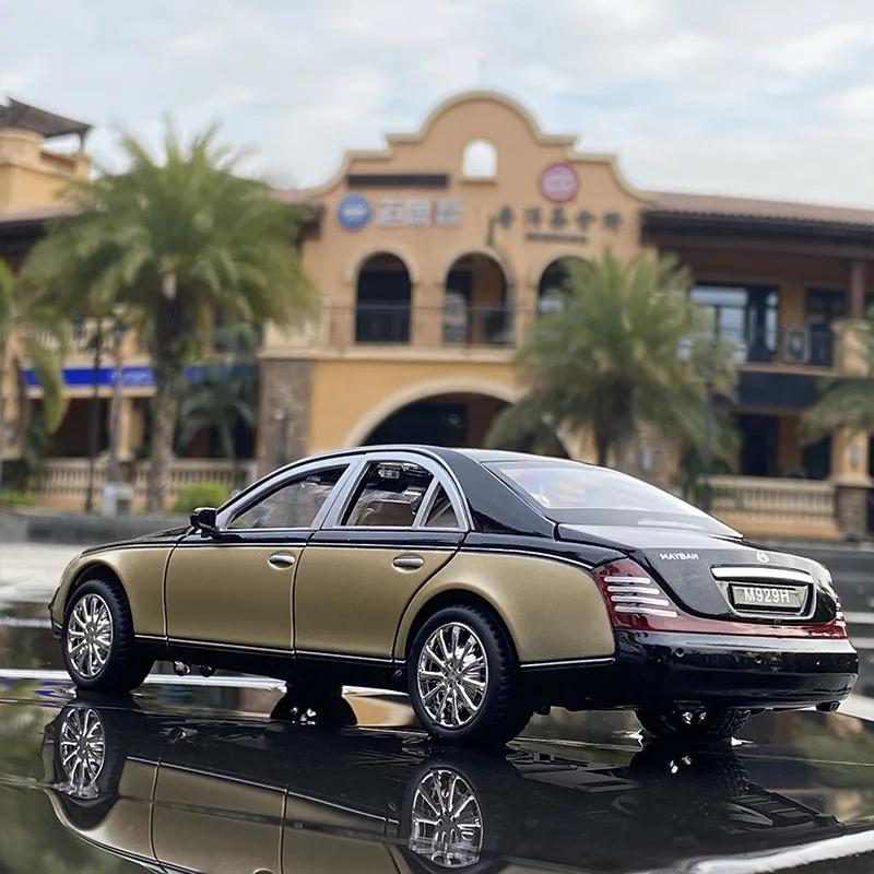 1:24 Maybach 62s S650 Сплавная Модель Автомобиля Литые и Игрушечные Транспортные Средства Игрушечная Машина Металлическая Коллекция Игрушка Детские Игрушки для Детей Детские Подарки