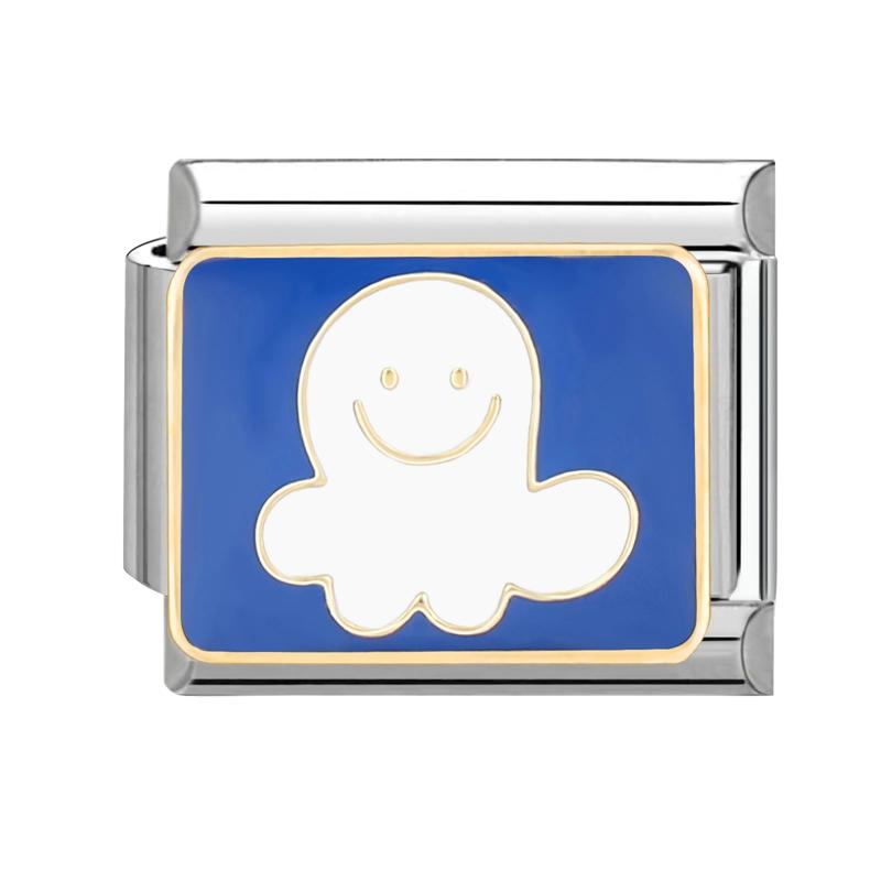 Синий Клетчатый Бабочка Дьявольские Глаза Цветы Кошка Сердце Итальянские Шармы Звенья Подходят для Браслета из Нержавеющей Стали 9 мм Женщины DIY Изготовление Подарки