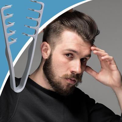 Расческа с широкими зубьями для объема, Расческа с широкими зубьями для укладки волос, Инструмент для укладки и придания объема, Аксессуар для объема и ухода, Шов