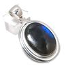 Natural Labradorite Gemstone 925 Sterling Silver Jewelry Pendant 1.97" J6r96
