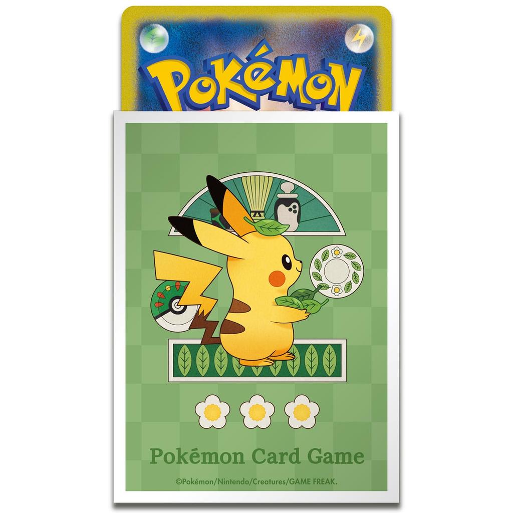 Оригинальный протектор для колоды карточной игры Pokémon: Кафе Чадес [Белый]