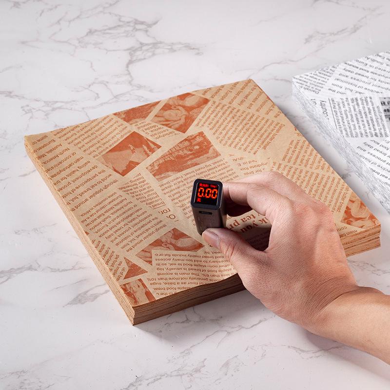 Oil-Resistant Wrapping Paper for Fried Chicken, Fries, Hamburgers, and Sandwiches