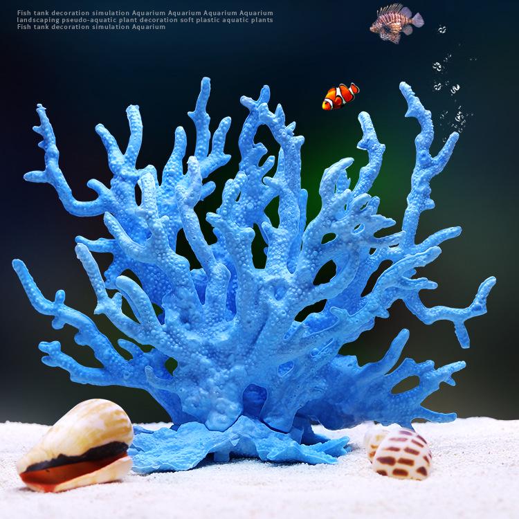 Small Soft Coral Fish Tank Ornament - Aquarium Landscaping Decoration