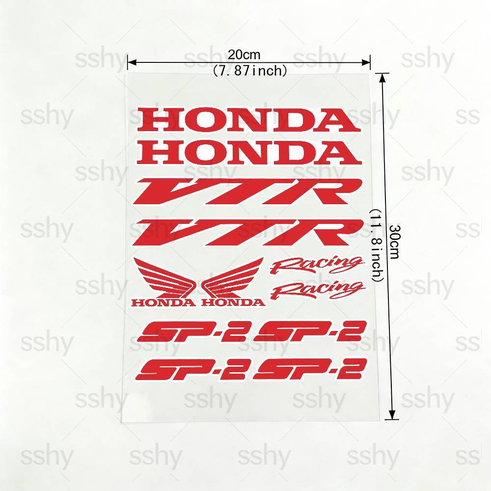 For HONDA VPR SP2 18 Colors Reflective Motorcycle Stickers Waterproof Vinyl Decals For Motorbike Helmet Fuel Tank Bike
