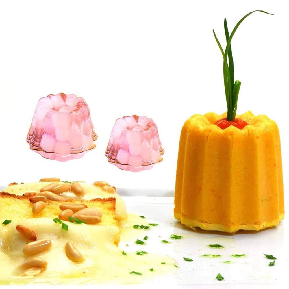 8/18 Cavities Muffin Non-Stick French Cannele Mold Baking Tool Soap Mould Candle Making Tools