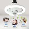 40 Вт 360 ° Пульт дистанционного управления для спальни Светодиодный потолочный светильник-вентилятор Бытовой Интеллектуальный Потолочный светильник с таймером Вентилятор с качающейся головкой