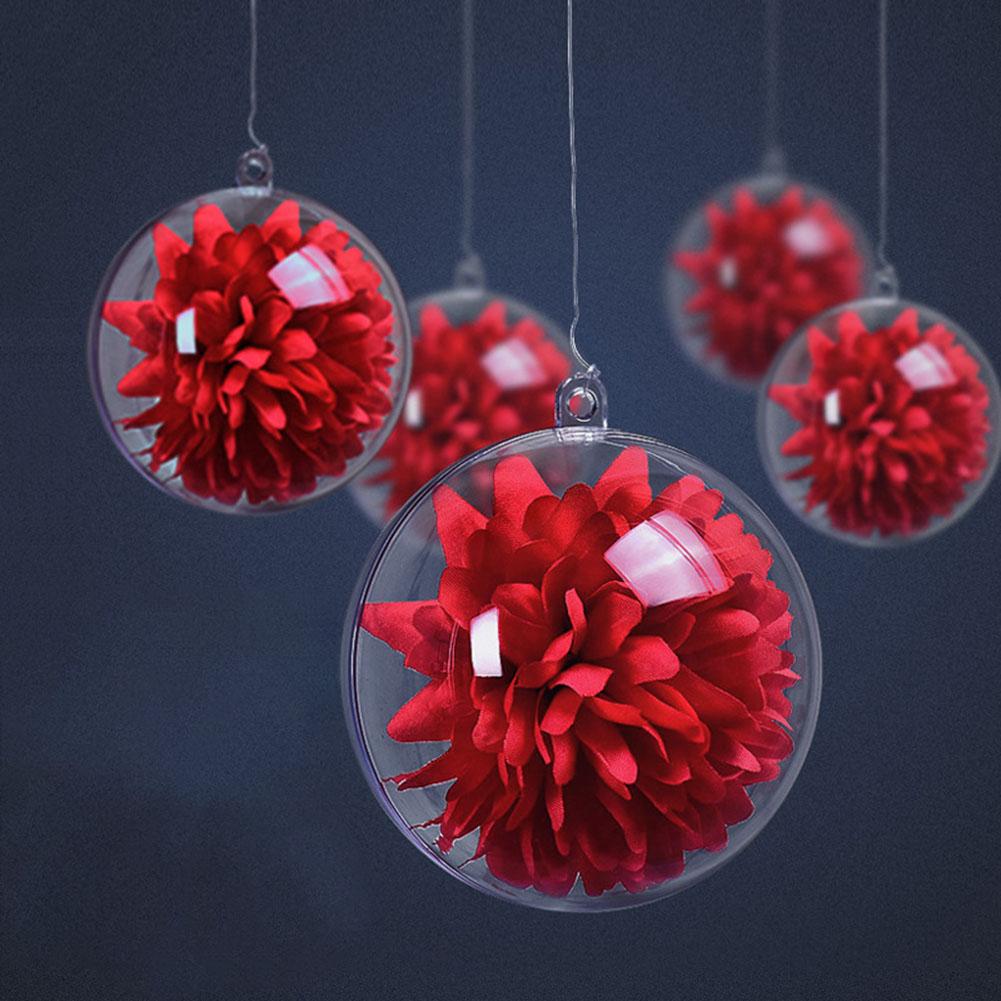 Шар Рождественский шар Безделушки Декор Рождественский шар Прозрачные украшения