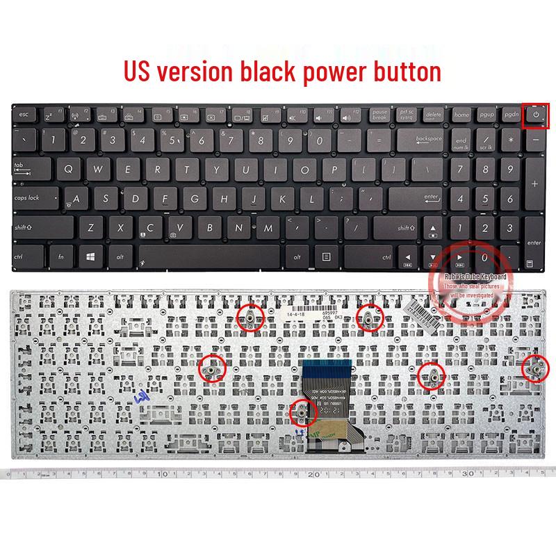 Совместимая клавиатура для моделей ASUS N501J, N501JM, N541L/LA, Q501, Q501L, Q501LA