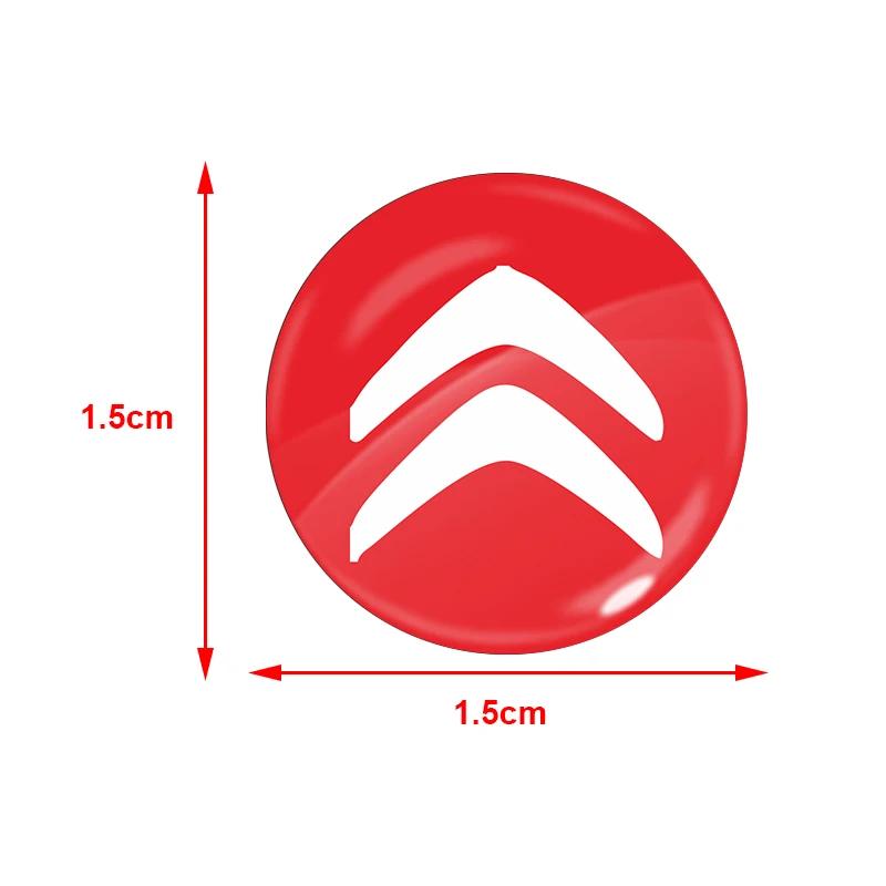 Car Stickers 3D Lock Keyhole Emblem Stickers Door Lock Protect For Citroen C1 C2 C3 C4 C5 X7 Berlingo Xsara C8 C4L DS3 DS4 DS6