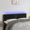 VidaXL LED Headboard Bedroom Furniture Double Bed Accessory Head of Bed Frame Interior Black 3121522