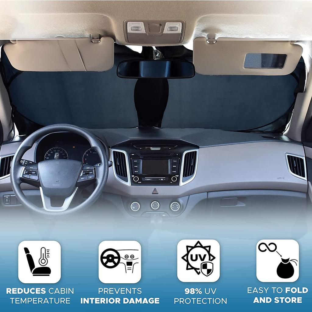Для BMW X1 F48 2016 2017 2018 2019-2025 Автомобильный солнцезащитный козырек на лобовое стекло Чехол на переднее окно Солнцезащитный козырек Защита от УФ Автоаксессуары