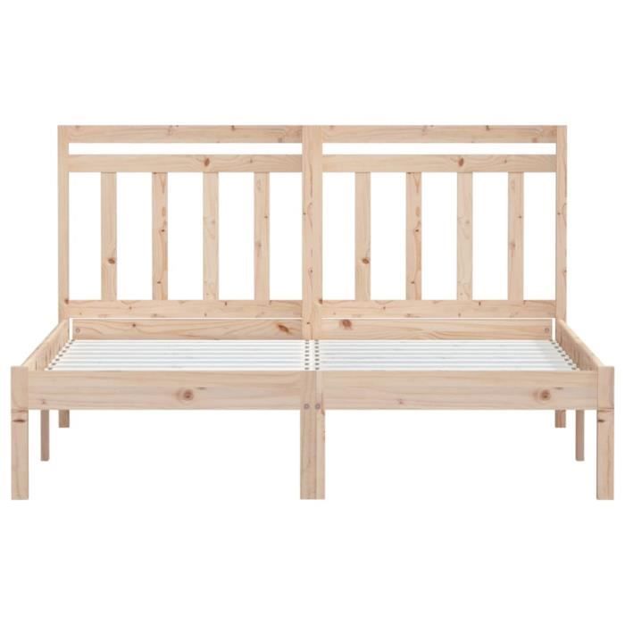 VidaXL Bed Frames Solid Wood 150x200 Cm Extra Large 3100594