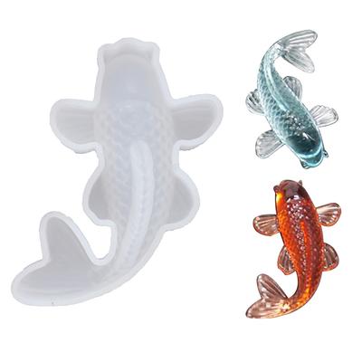 3D Lucky Koi Fish Силиконовая форма Diy Resin Casting Art Mold