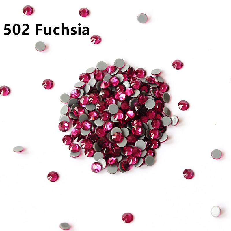China Bulk Hot-fix Flat Back Rhinestones Bulk Crystal Glass Hotfix Rhinestones for Clothing Garment