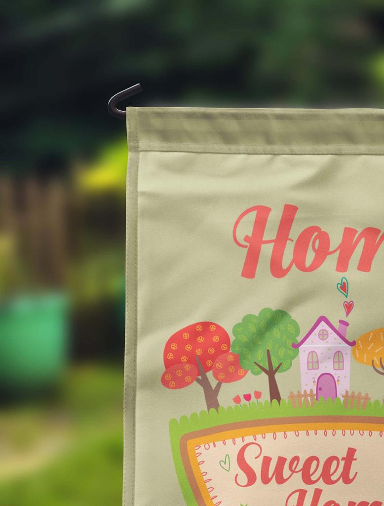 Printtoo Tan Home Sweet Home Garden Summer 12.5""x18"" Двусторонние флаги Флаг для кемпинга