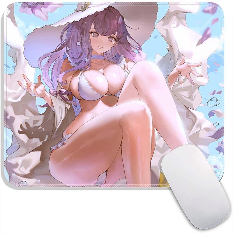 Стандартная игровая поверхность для мыши Аниме Azur Lane Ульрих Эльзас Азума Маленькая игровая поверхность для мыши Дорожная подкладка для мыши Плимут Нескользящие офисные коврики для мыши