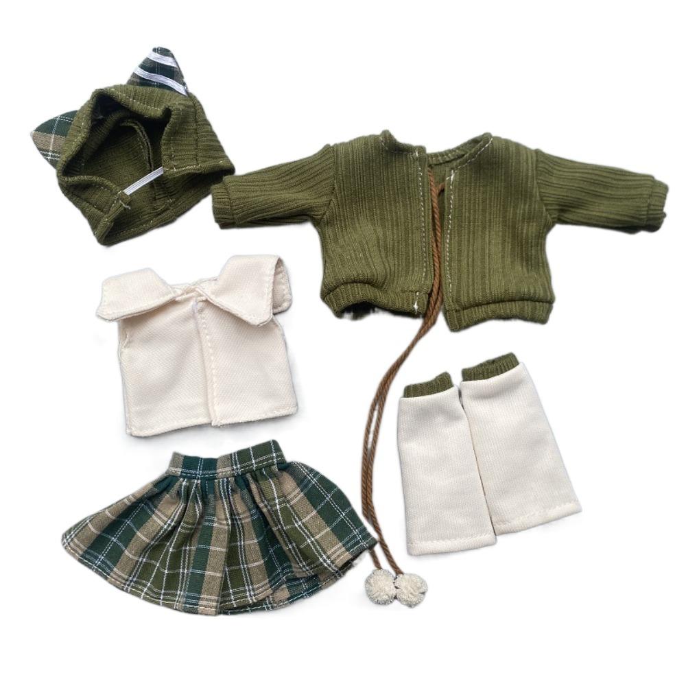 Модная кукольная одежда 30 см Свитер Пальто Набор одежды для кук BJD 1/6 Модный Красивый Осенне-Зимний Стиль Повседневное Платье для Кук