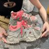 Women's Shoes Low Athletic Sports Female Footwear Mesh Breathable High On Platform Lace Up Sneakers New Arrival 2025 Y2k Fashion