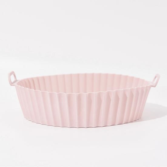 Силиконовые подставки для жарки Противень для выпечки с циркуляцией воздуха Двусторонняя сковорода для готовки Корзина для фритюрницы без жира Кухонный аксессуар