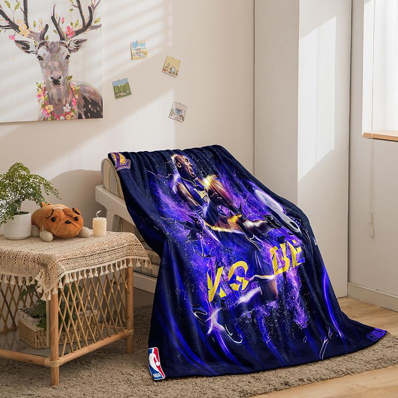 Basketball Star Series Double-Sided Flannel 3D Digital Printing Blanket Blanket
