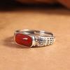 JMXD-Fu Ring Fashion Personality Temperament Simple Women's Open Silver Ring Ethnic Style Couple