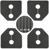 Negesu Compatible Subaru Door Striker Cover Set of 4 (Carbon Black)