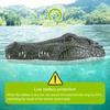 1 Set Compact Rechargeable Interactive Toys USB Charging Remote Control Toy Simulation Crocodile Boat Birthday Gift