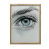 Captivating Gaze Captivating Gaze, 70X100 Cm, Wooden Frame Light Oak, Matte Paper 230 Gsm