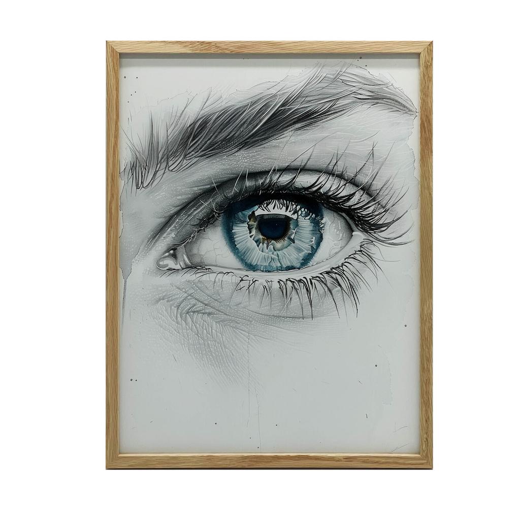 Captivating Look Captivating Look, 50X70 Cm, Black Aluminum Frame, 230 Gsm Matte Paper