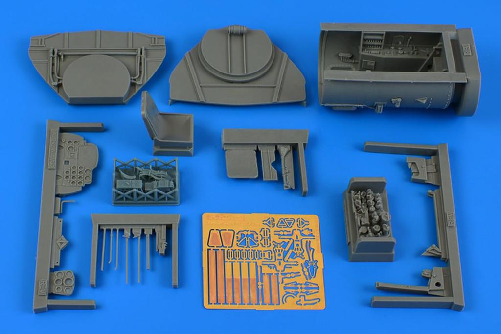 Iris Messerschmitt Cockpit Plastic Model Parts ARS2277 1/32 Me262A-1a/A-2a (for Revell) (Airplane)