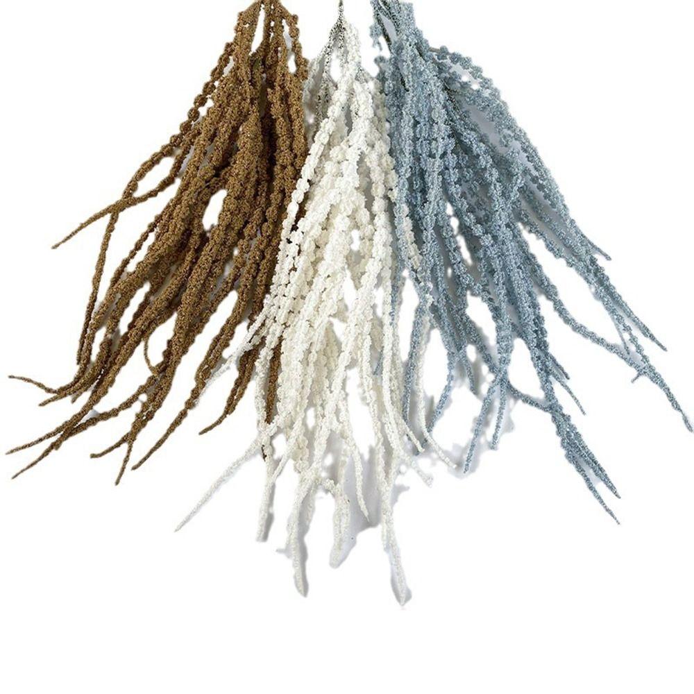 Multicolor Artificial Hanging Plant Ornament Hanging Amaranthus Flowers  Gift