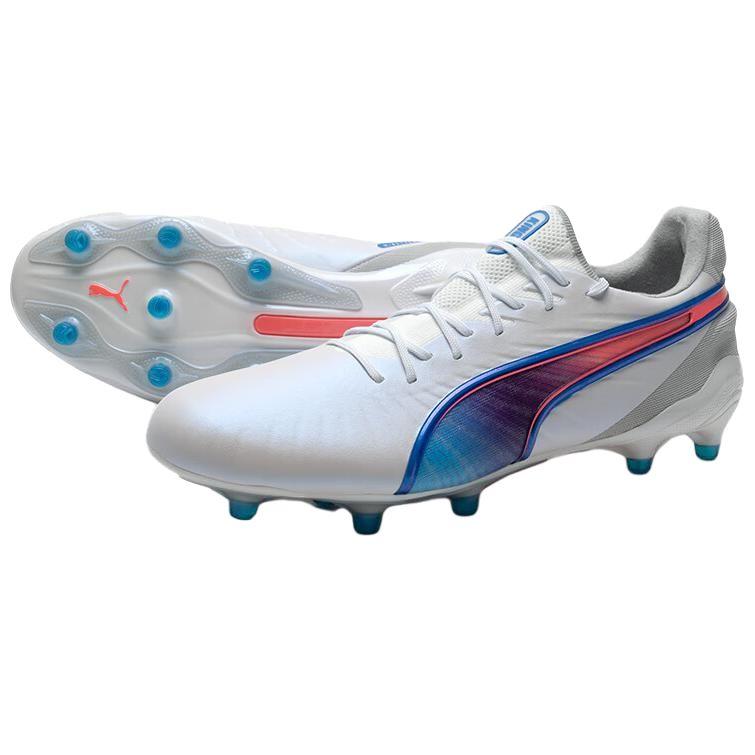Puma Кроссовки мужские King Ultimate FG AG Formula Pack белые Bluemazing Flat-Light-Grey 107809-02