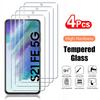 4 шт. Закаленное стекло для Galaxy S21FE для Samsung Galaxy S21 FE 5G Полное покрытие Защитное стекло 9H 2.5D Стеклянная пленка