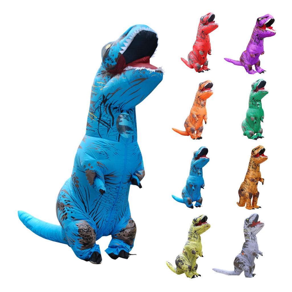 Miffia Adult Dinosaur Inflatable Tyrannosaurus Rex Inflatable Cosplay Dinosaur Dinosaur Cosplay Suit, Suit, T-REX Costume, Kigurumi,