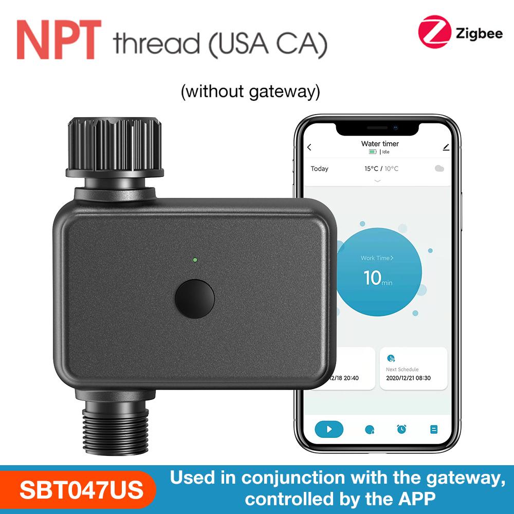 Умный таймер полива Zigbee/WiFi 1 зона Программируемый контроллер полива Таймер для крана садового шланга Автоматическая система полива