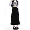 mm Gray Fat Sister Covering A- line Dress Suit