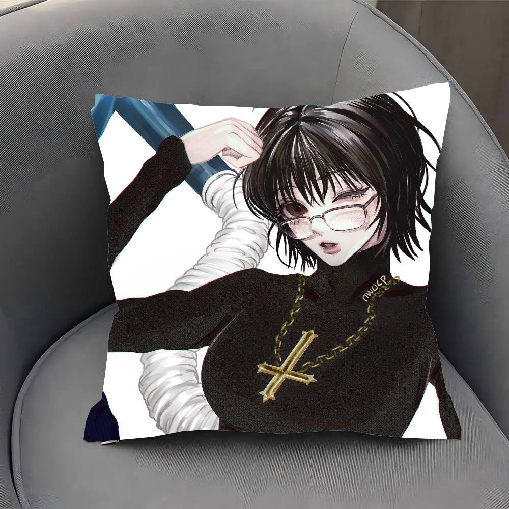 Shizuku Murasaki Anime Hhunter X Hunter Pillow Case Fashion Square Pillowcase Bedroom Sofa Room Ins Decoration Leisure