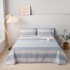 Muji-Style Cotton Linen Striped 3-Piece Bedding Set