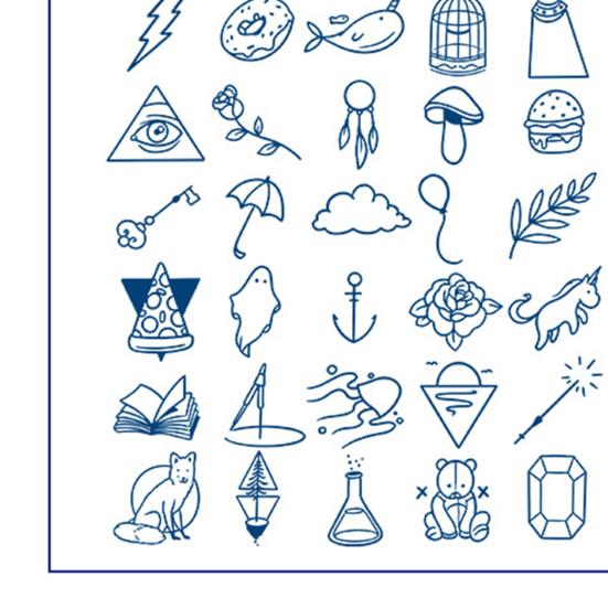 Растительные временные тату-наклейки Мультяшные изображения Временные татуировки Поддельные татуировки на тело, руку, грудь, плечо для полупостоянного боди-арта