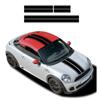 3 шт. Полосатая автомобильная наклейка для MINI Cooper R55 R56 R57 R58 R59 R60 R50 R52 R53 F55 виниловые декоративные аксессуары на капот, крышу, багажник