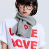 macni LOVE M KNIT MUFFLER GREY