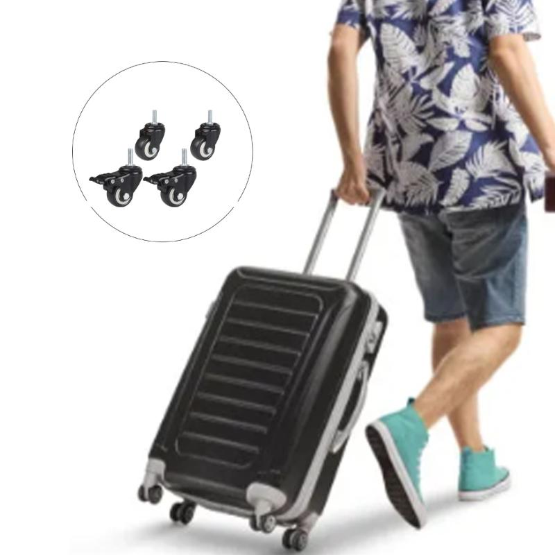 Tool Easy Installation Quiet Furniture Casters Noiseless Movement Furniture Caster Quick Fixing for Home Office Use