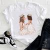 Women Clothing Cartoon Son Love Trend 90s Fashion Mama Mom Mother Summer Clothes Print Tshirt Female Tee Top Graphic T -Shirt
